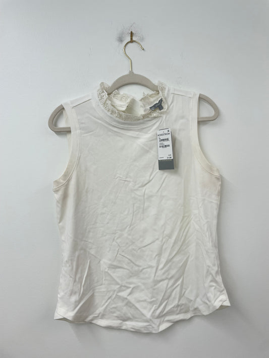 Wit & Wisdom lace neck trim tank Size S / NWT