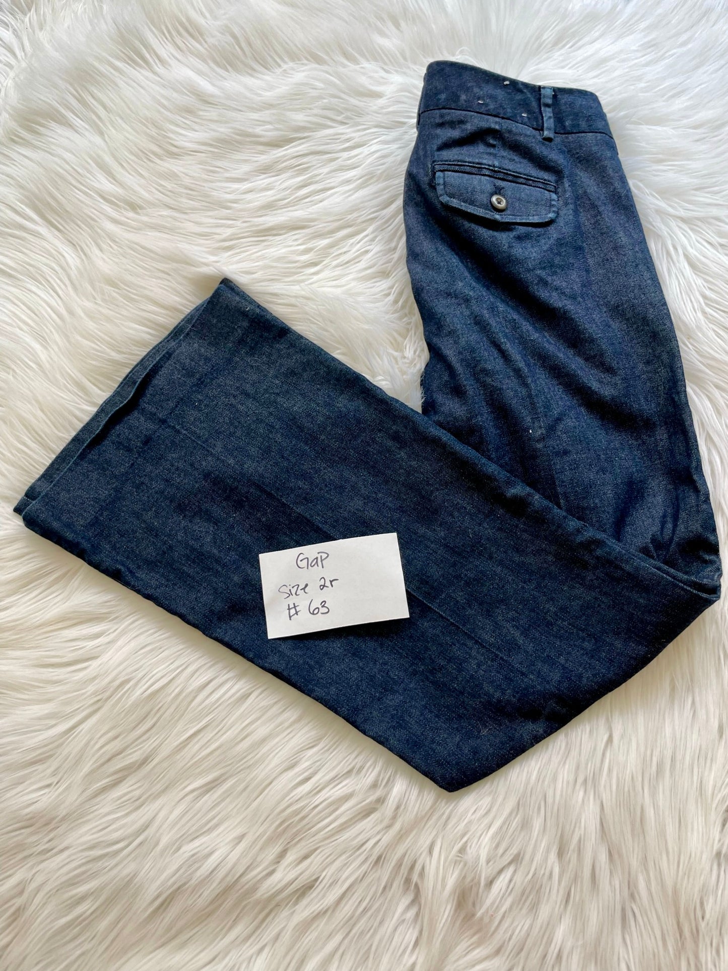 Gap wide leg flare jeans