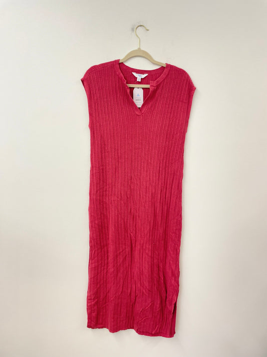 Time and Tru v-neck sweater  midi dress Size S / NWT