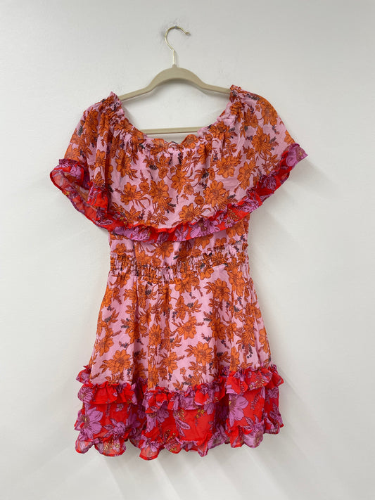 Jessica Simpson Amelia ruffled mini dress  Size S /NWT