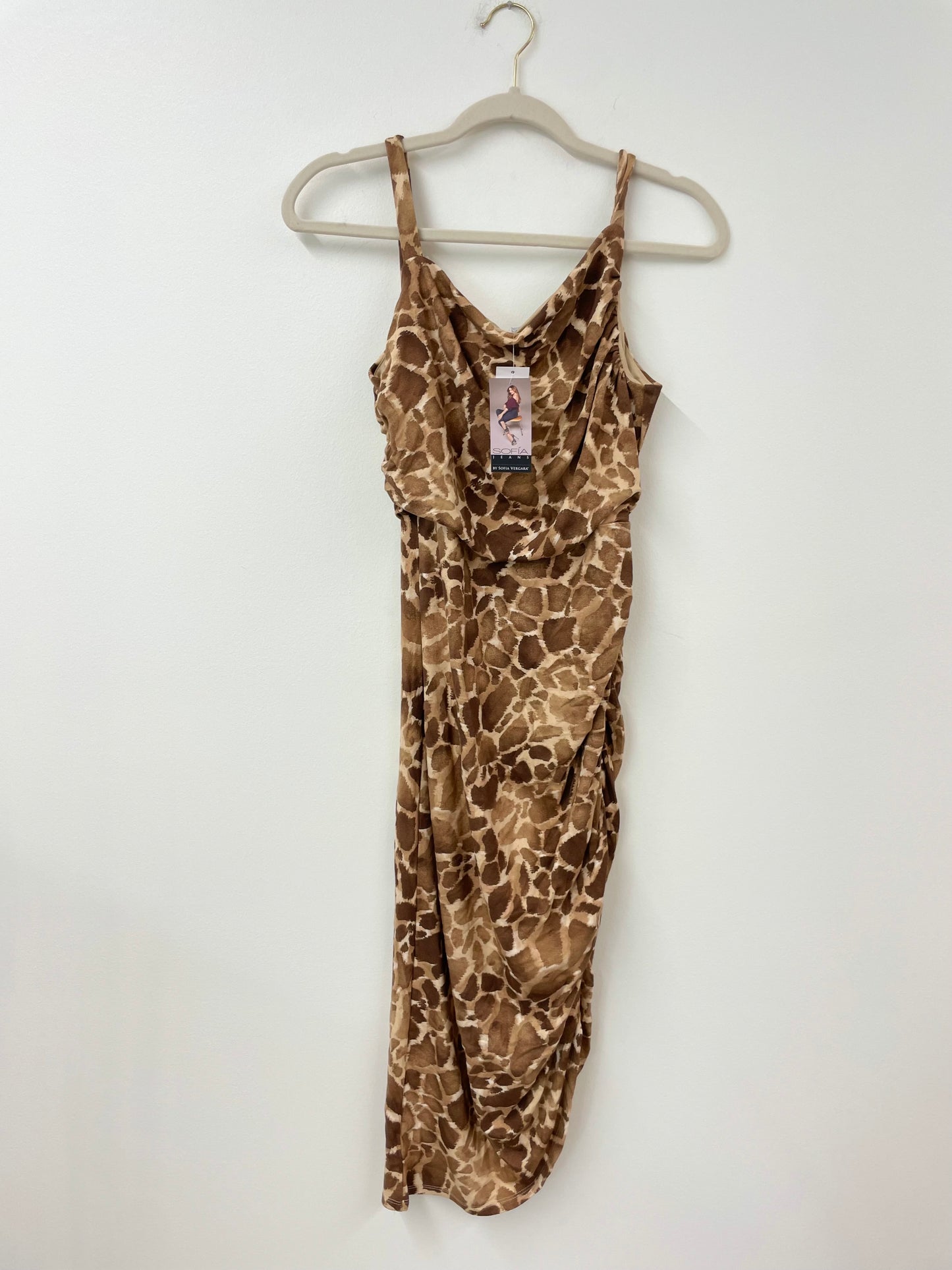 Sofia sleeveless fitted midi dress Size M / NWT