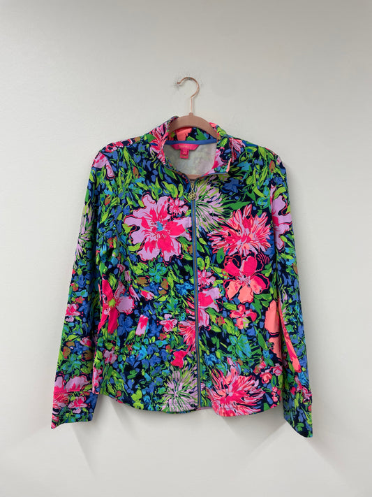 Lily Pulitzer zip up jacket Size S / EUC
