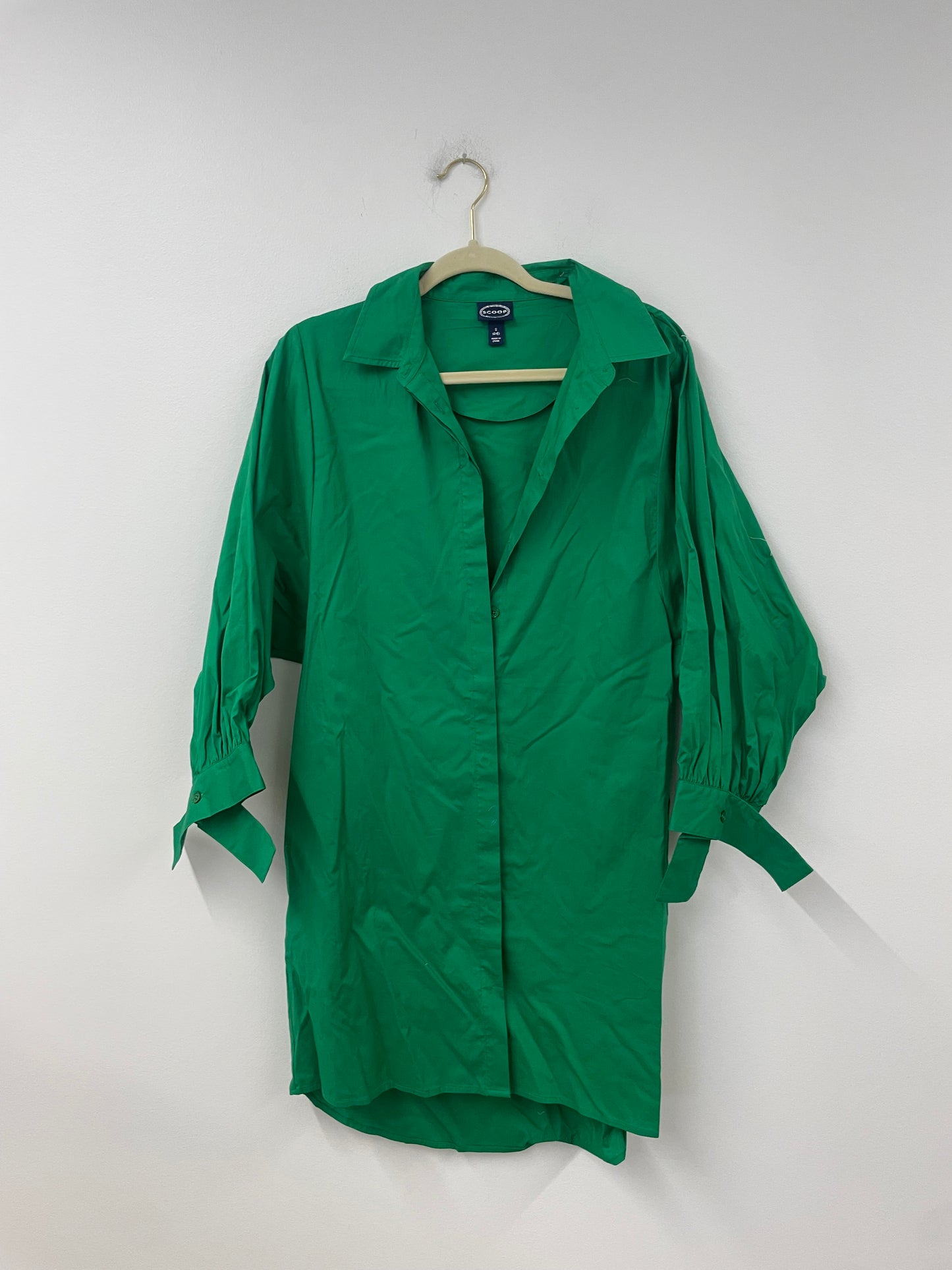 Scoop long sleeve mini dress Size S / NWT