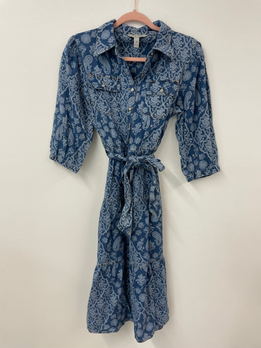 Nine Eight 3/4 sleeve midi dress Size M / EUC