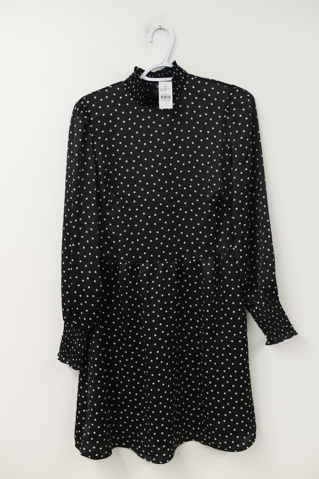 Loft long sleeve mini dress Size 4 \ NWT