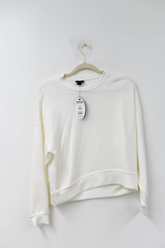 Scoop scuba knit sweatshirt Size S / NWT