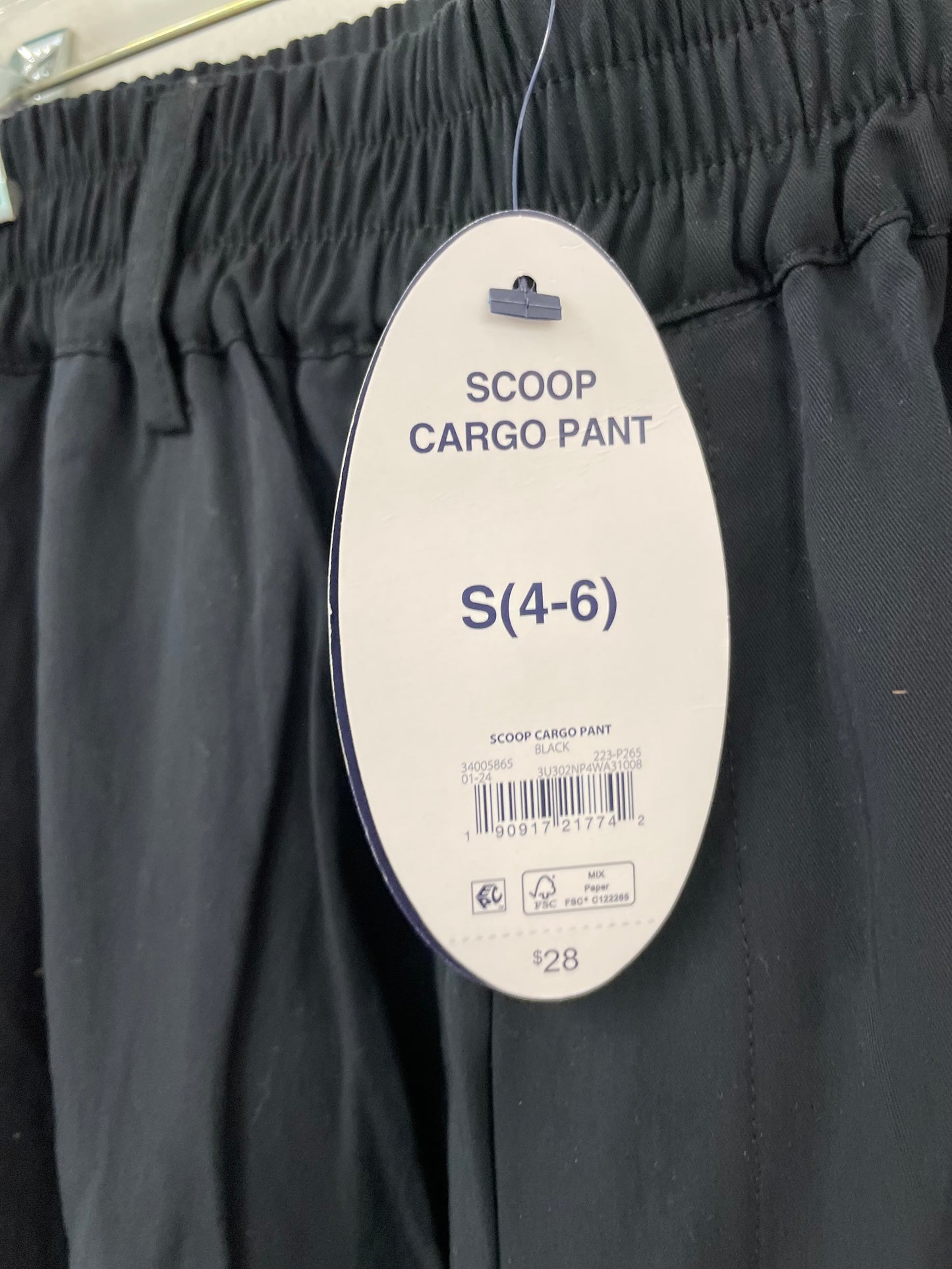 Scoop cargo pants Size S / NWT