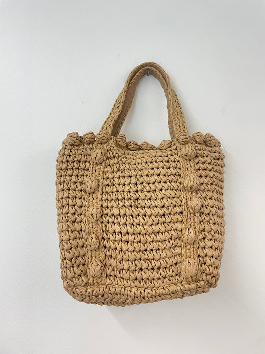 straw cross body bag