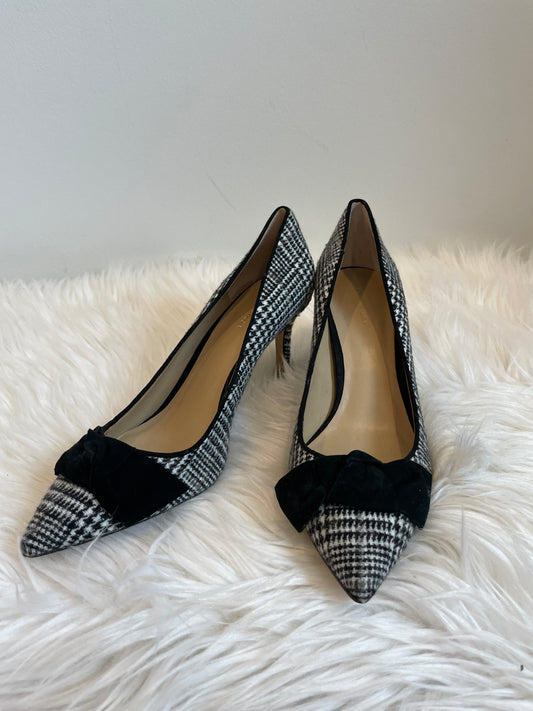 Ann Taylor Frannie Flannel Bow Pumps Size 8.5