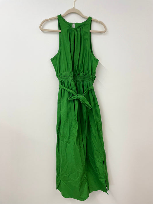 Scoop midi dress with tie waist Size S /EUC