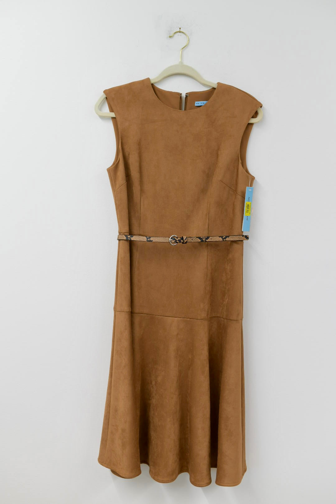 Antonio Melonie suede mini dress with belt waist Size 6 / NWT