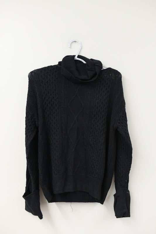 Sofia turtleneck sweater with open shoulder detail Size M / EUC