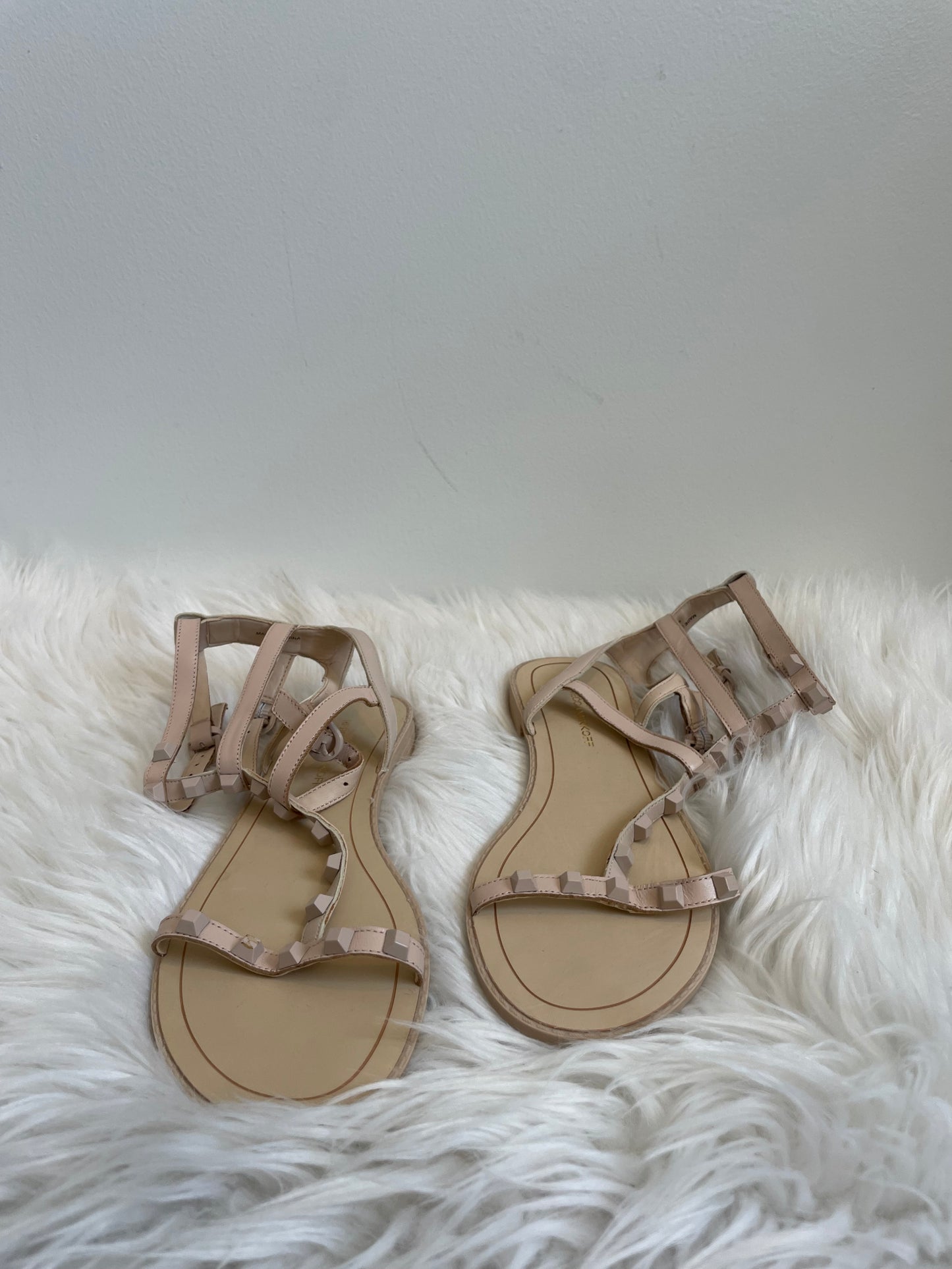 REBECCA Minkoff Leather Gladiator Sandals with studs Size 8 New