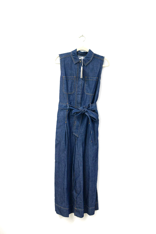Free Assembly sleeveless denim jumpsuit Size S / NWT