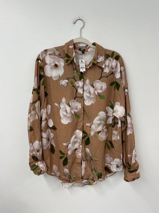 Express button up blouse Size XS / NWT