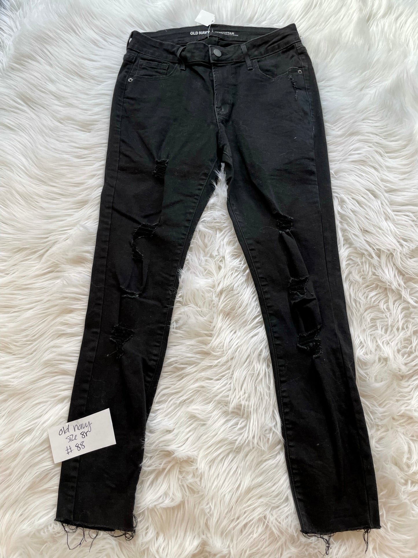 Old Navy Rockstar skinny jeans Size 8r /EUC
