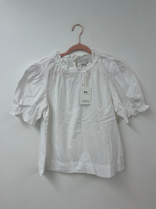 Free Assembly ruff neck top Size S / NWT