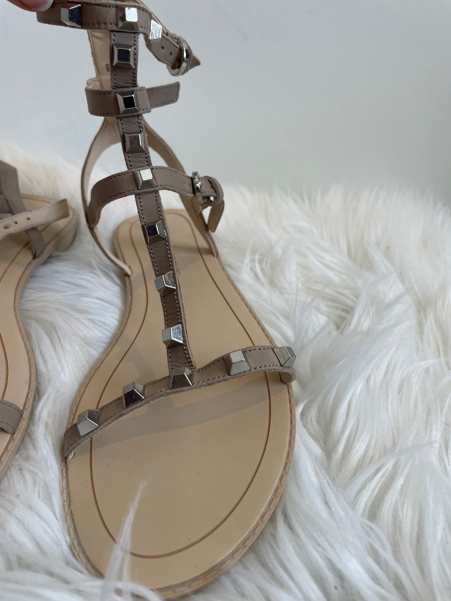 REBECCA Minkoff Leather Gladiator Sandals with studs Size 8 NEW