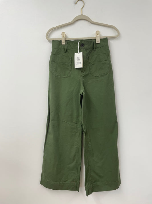 Free Assembly high rise cropped wide pants Size XS / NWT