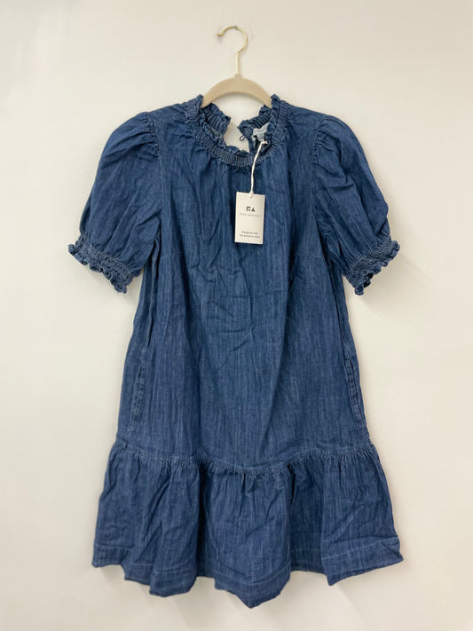 Free Assembly ruff neck midi dress Size XS / NWT