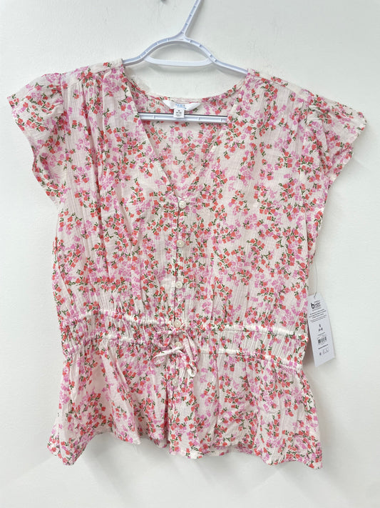 Time and Tru peplum flutter top Size S / NWT