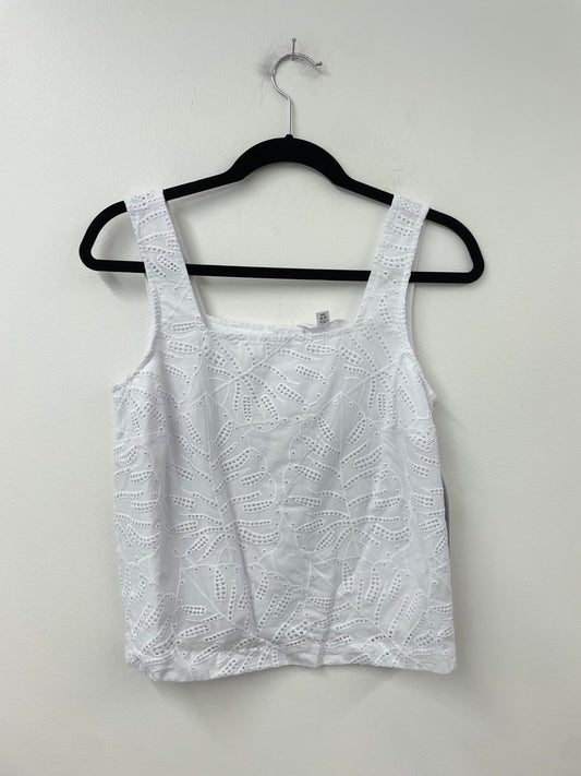 Time and Tru eyelet leaf tank blouse Size XS /NWT