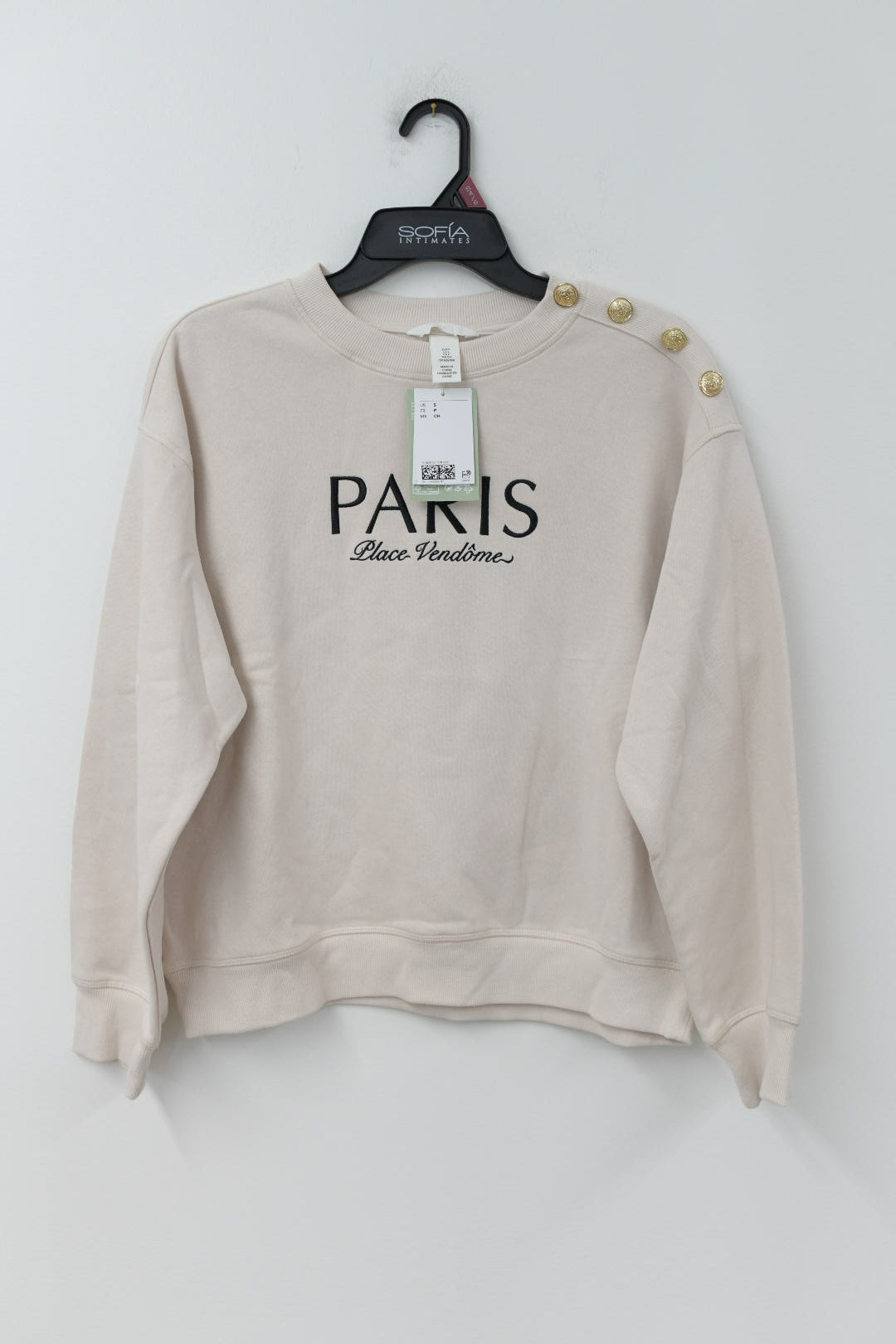 H&M Paris sweatshirt Size S / NWT
