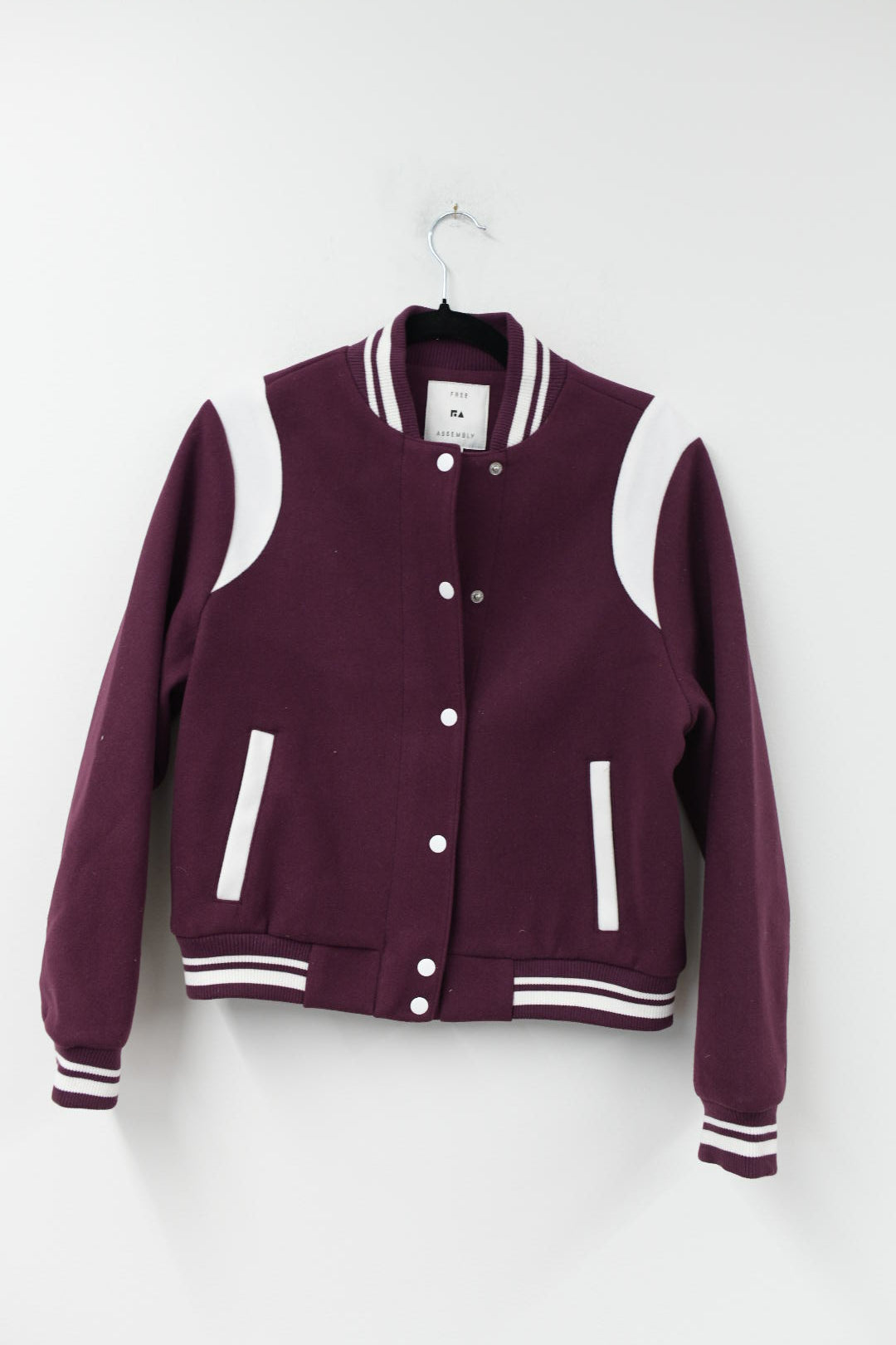Free Assembly varsity jacket Size S /NWT