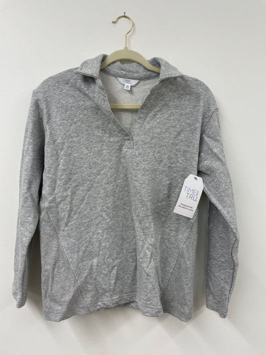 Time and Tru split neck sweatshirt Size S /NWT