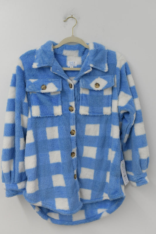 Time and Tru  buffalo check shacket Size S / NWT