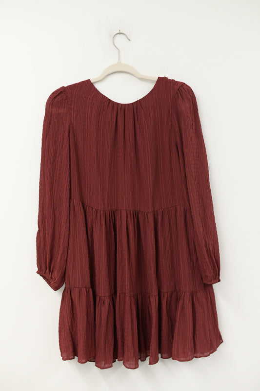 Express long sleeve tiered mini dress Size S/ EUC