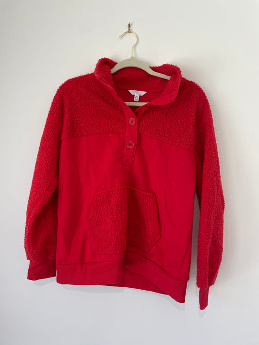 Time & Tru Sherpa sweatshirt pullover Size M / EUC