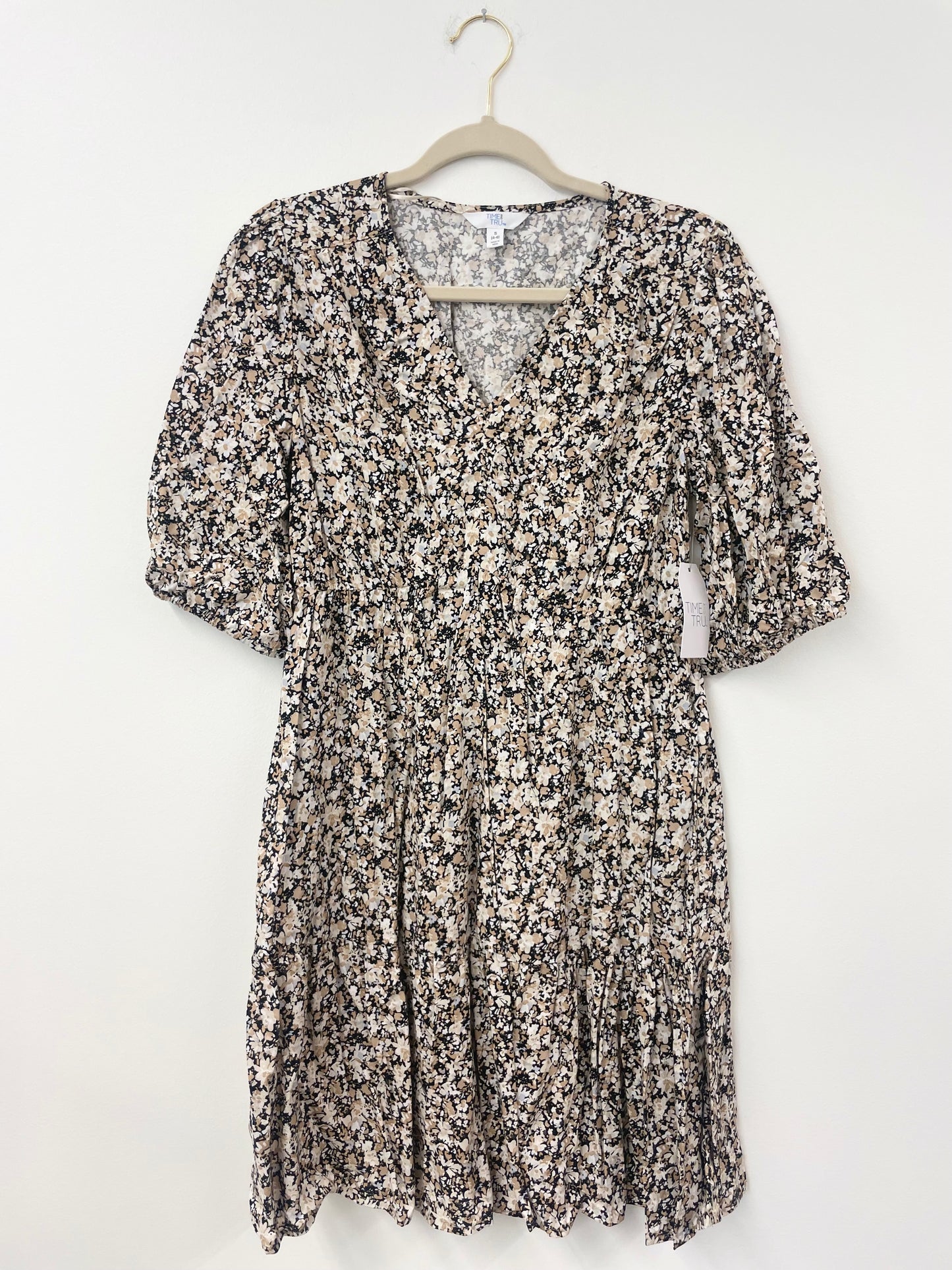 Time & Tru puffed sleeve mini dress Size S / NWT