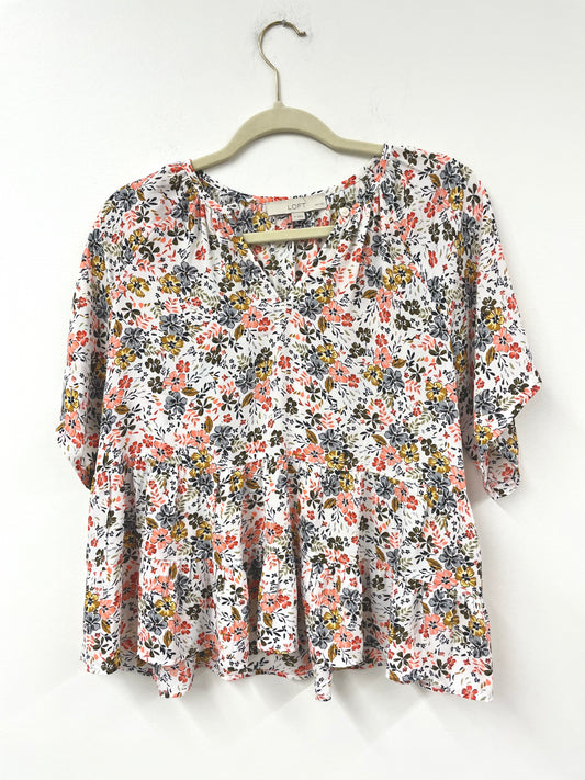 Loft short sleeve blouse Size SP/ EUC