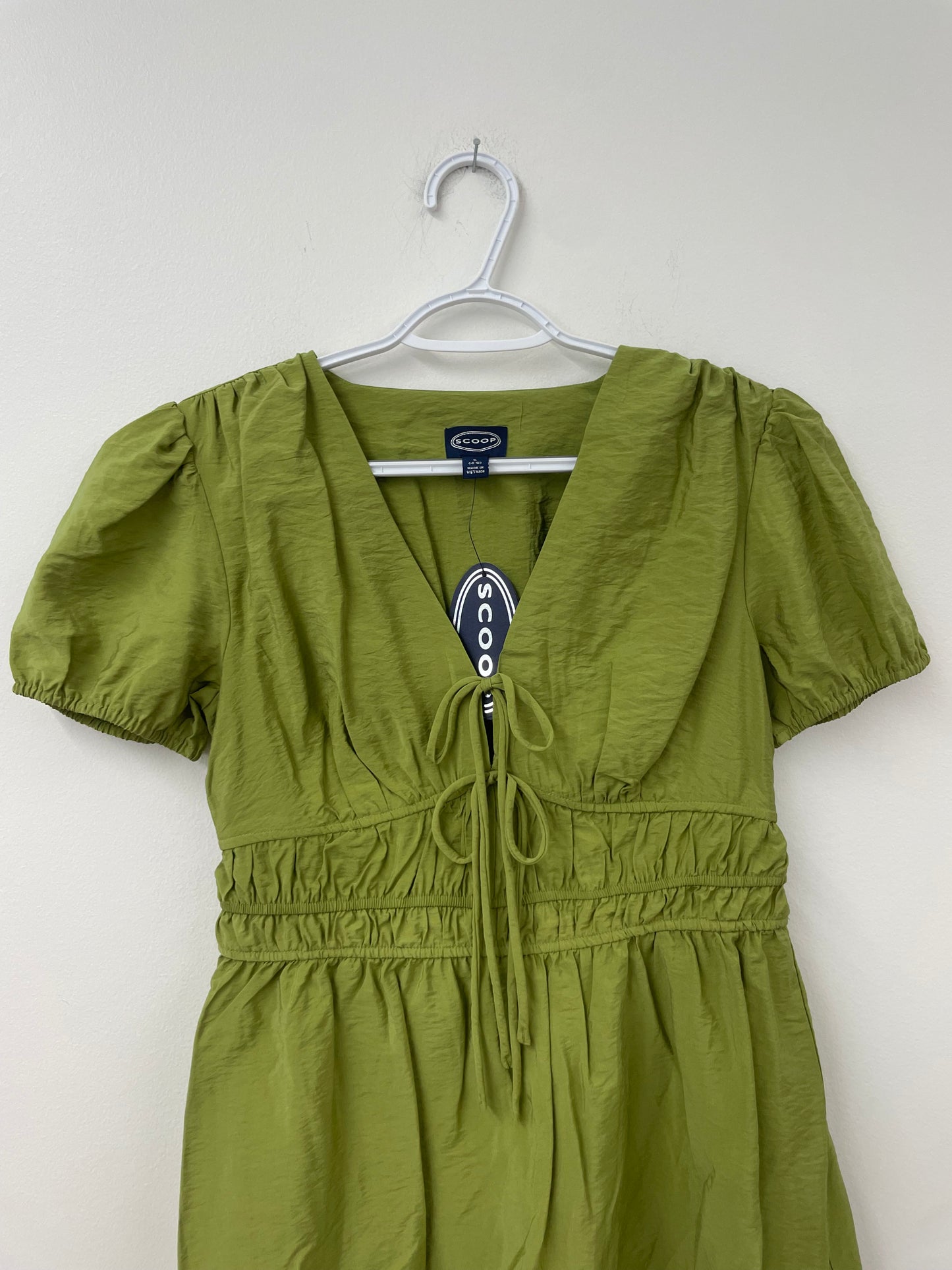 Scoop puffed sleeve mini dress Size S / NWT