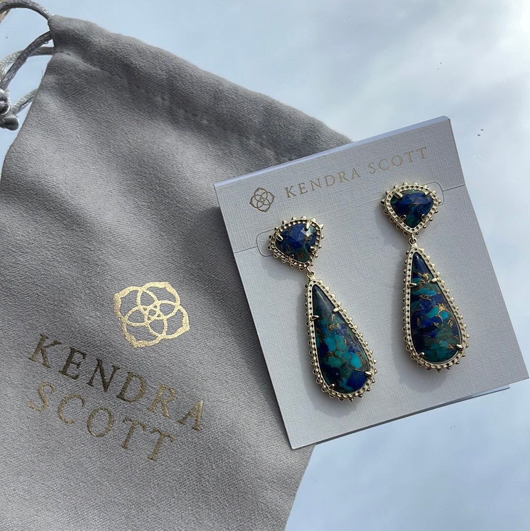 Kendra Scott Payton Drop Gold Earrings