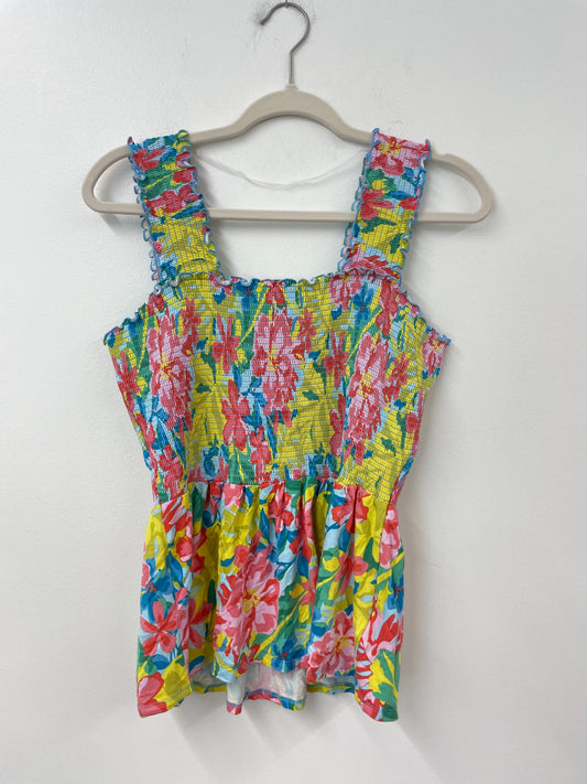Time and Tru smocked tank Size S / NWT