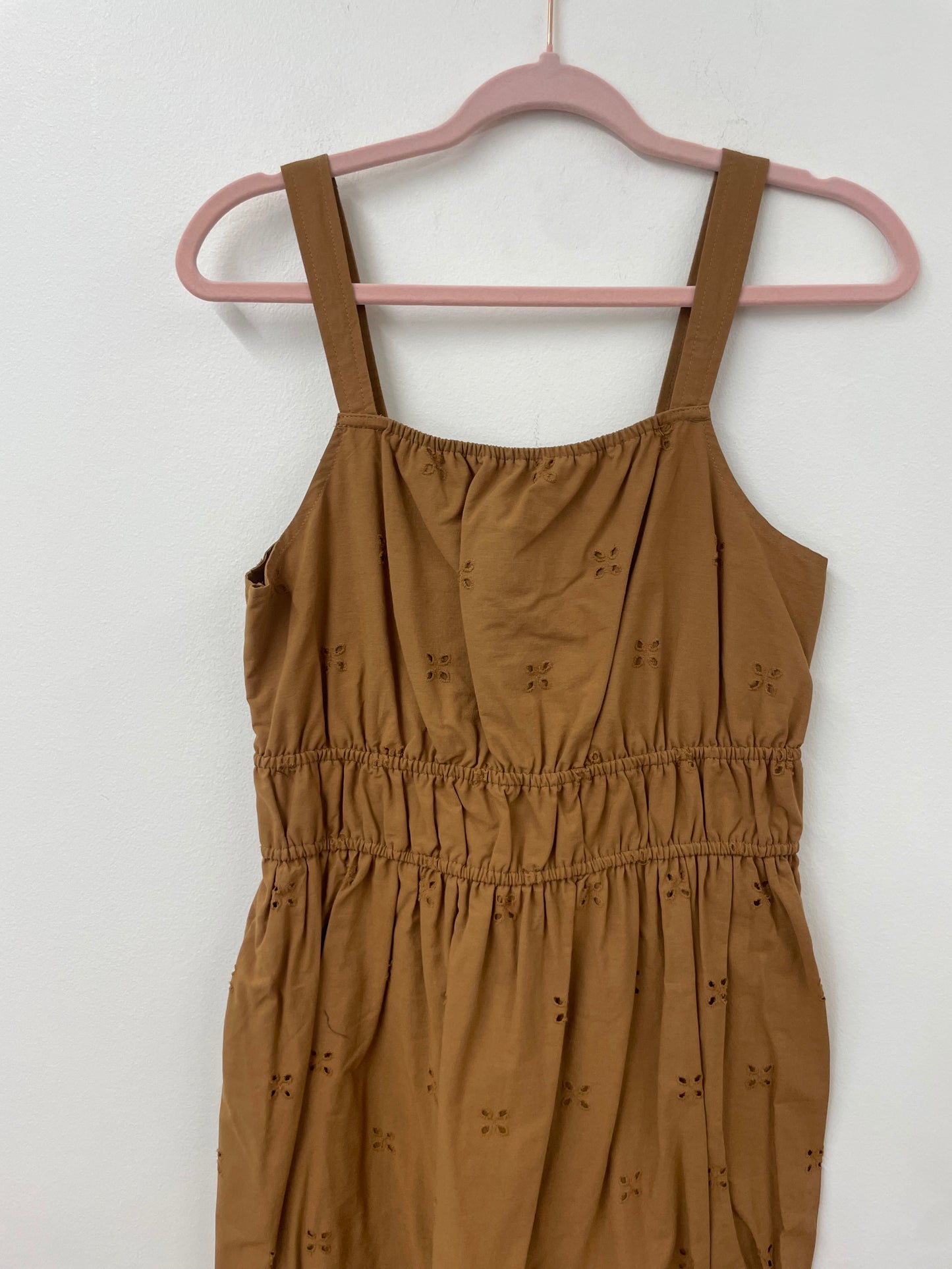 Time and Tru eyelet tie back midi dress Size S / NWT