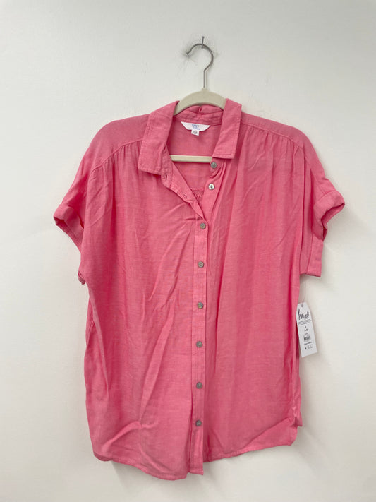 Time and Tru button down short sleeve shirt Size S/ NWT