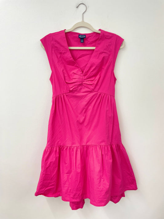 Scoop v-neck poplin  mini dress Size S / EUC