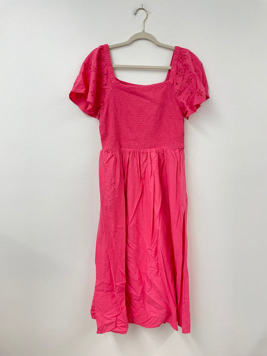Beach Lunch Lounge eyelet sleeve midi dress SizeS / EUC