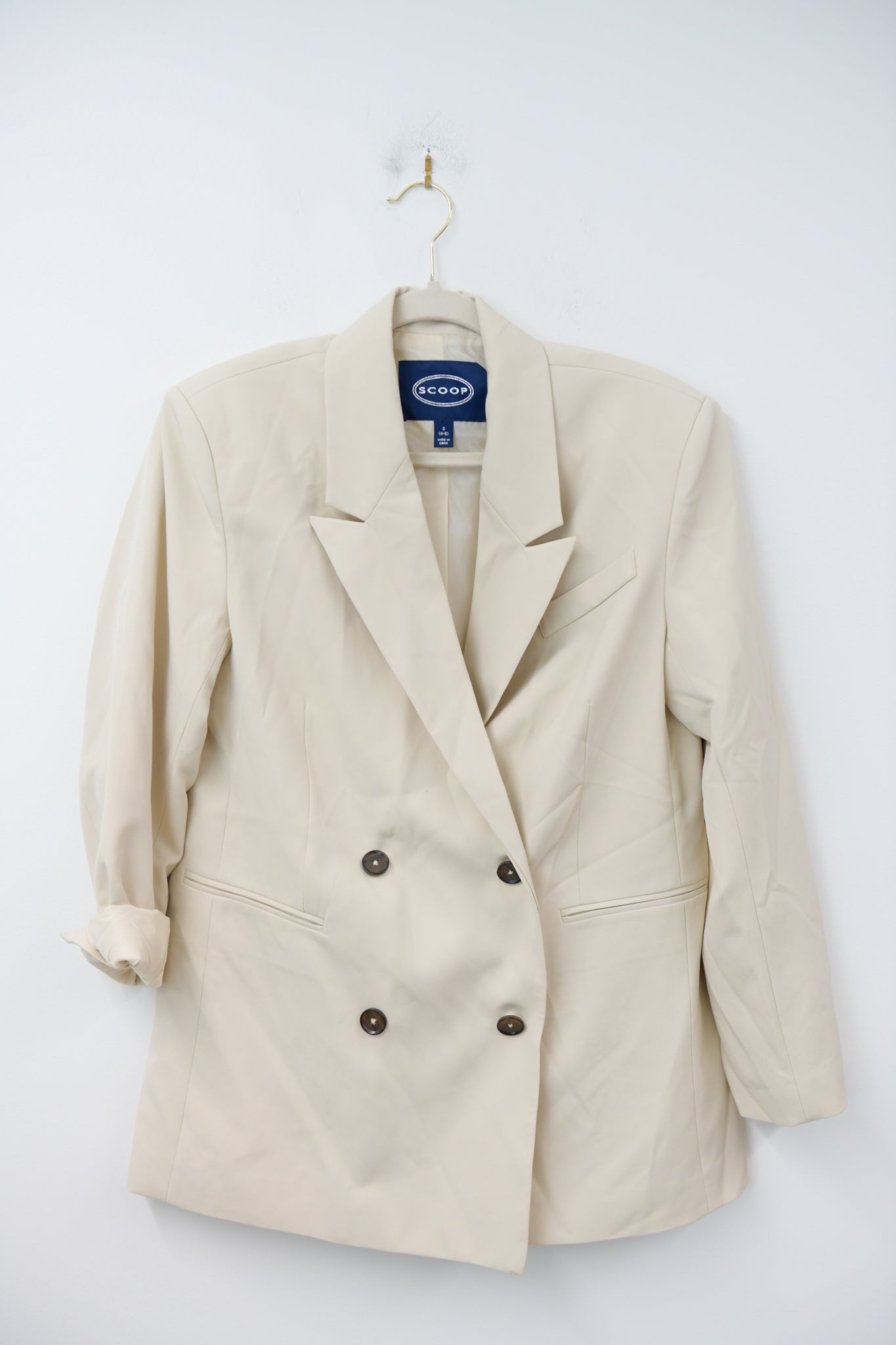 Scoop double breasted blazer Size S / EUC