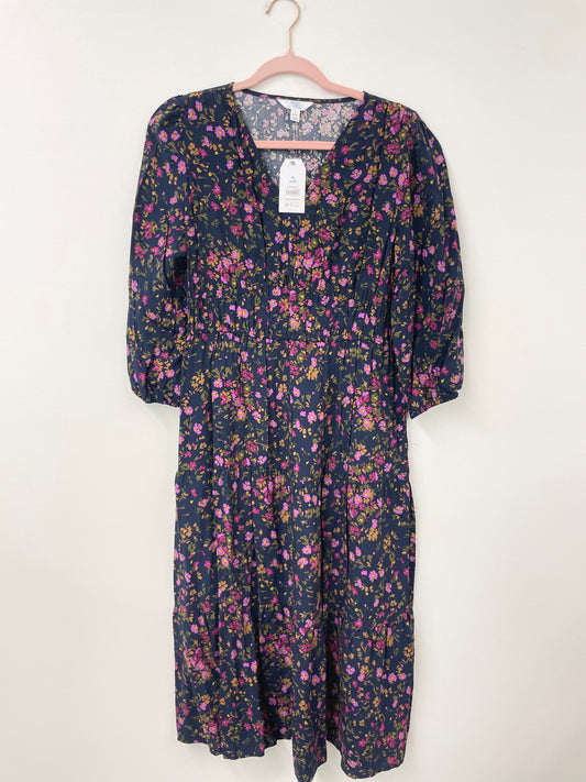 Time & Tru 3/4 sleeve midi dress Size S / NWT