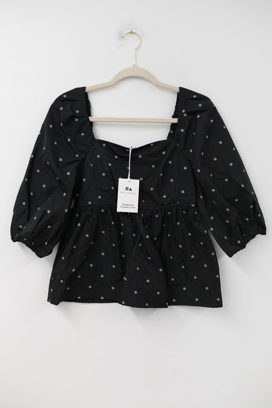 Free Assembly square neck top Size XS / NWT