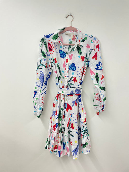 Loft long sleeve mini dress Size 4/ NWT