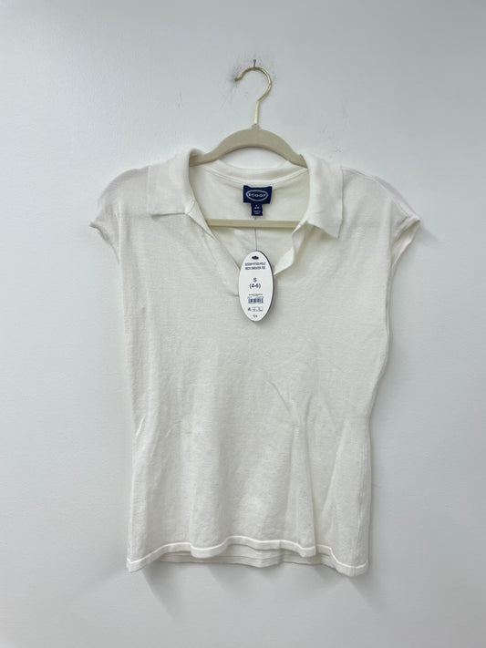 Scoop fitted polo neck sweater Size S /NWT