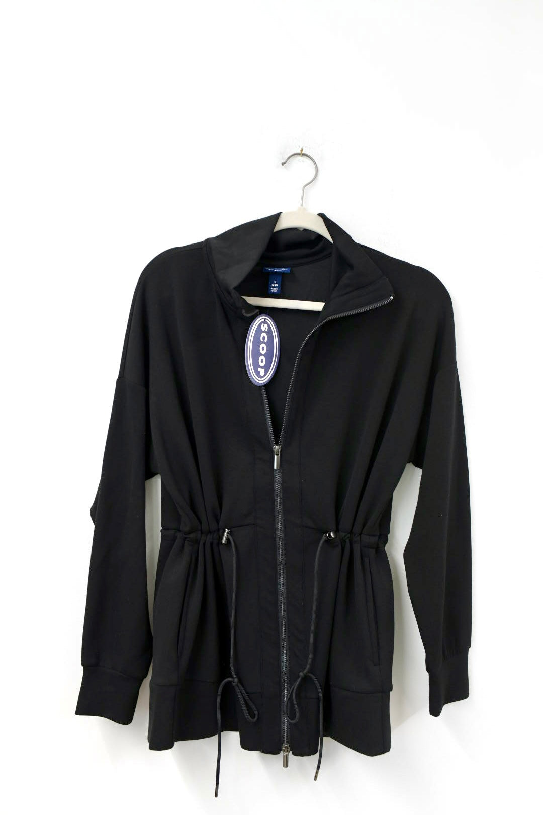 Scoop scuba drawstring full zip Size S / NWT