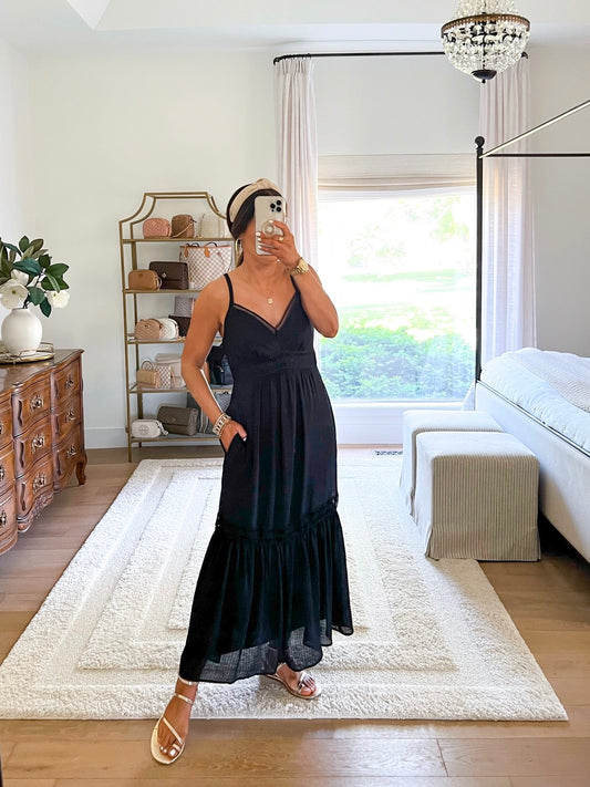 Sofia lace trim maxi dress Size S / NWT