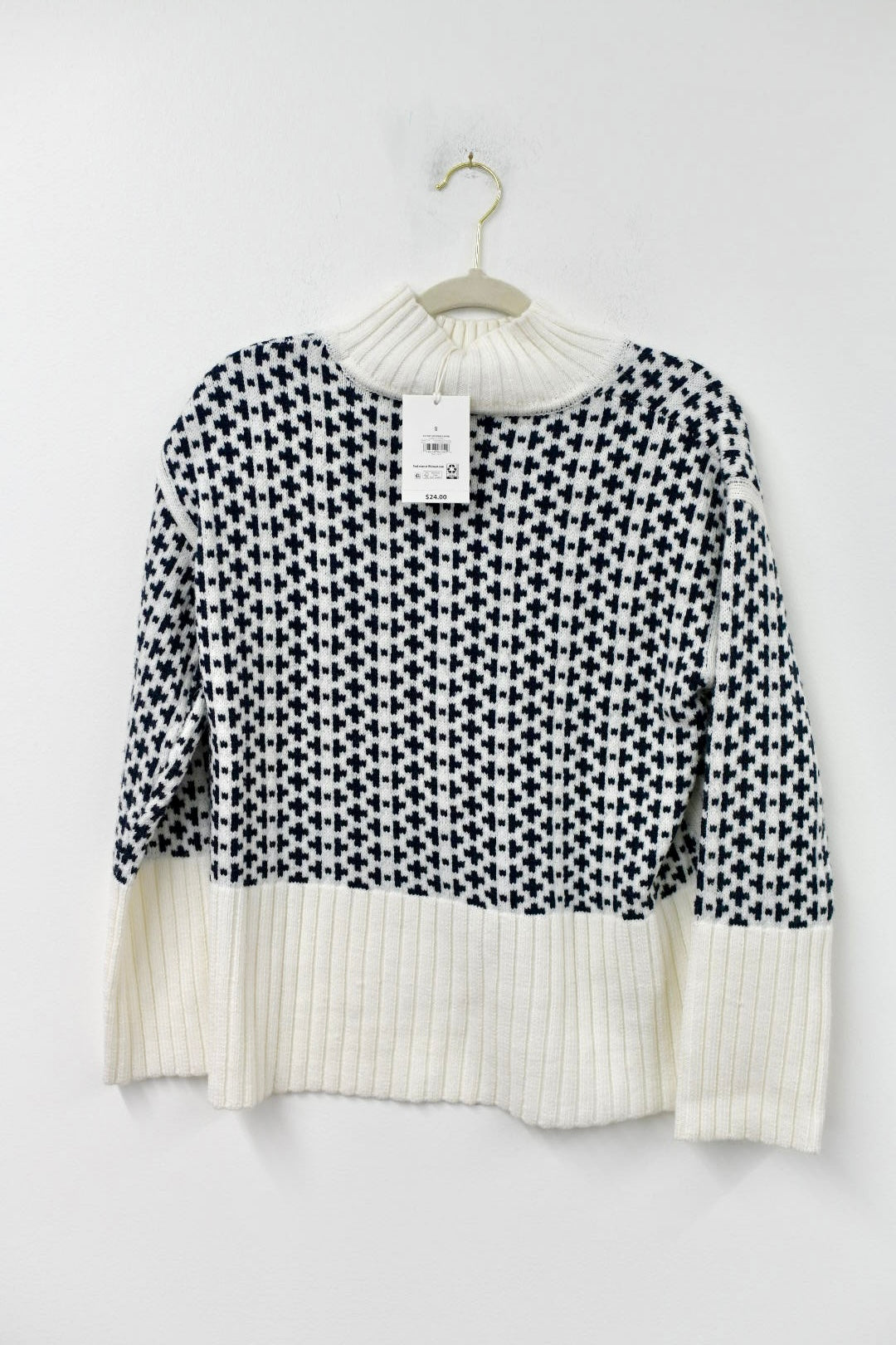 Free Assembly mockneck sweater Size S /NWT