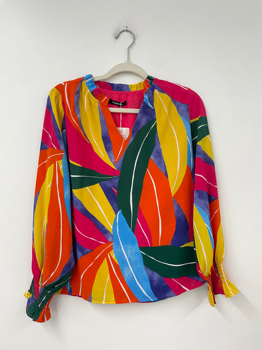 Amazon long sleeve blouse Size S /NWT